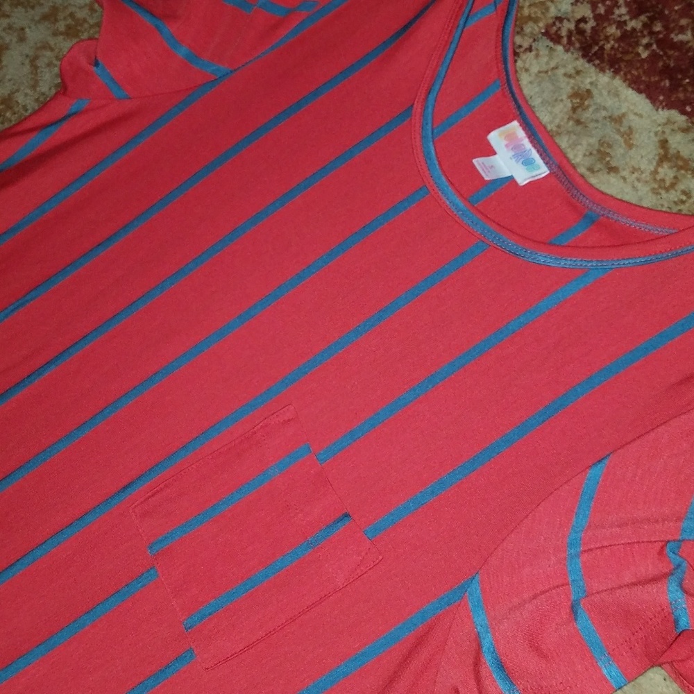 Lularoe Carly Striped Sm